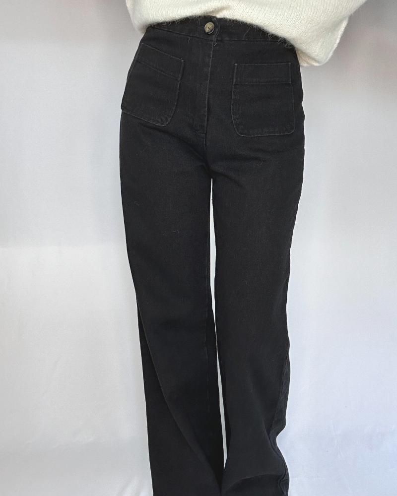 Pantalon Sandro jeans noir Les Simones